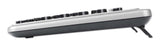 Manhattan 180795 Teclado Universal Inalámbrico RF inalámbrico Interruptor de membrana