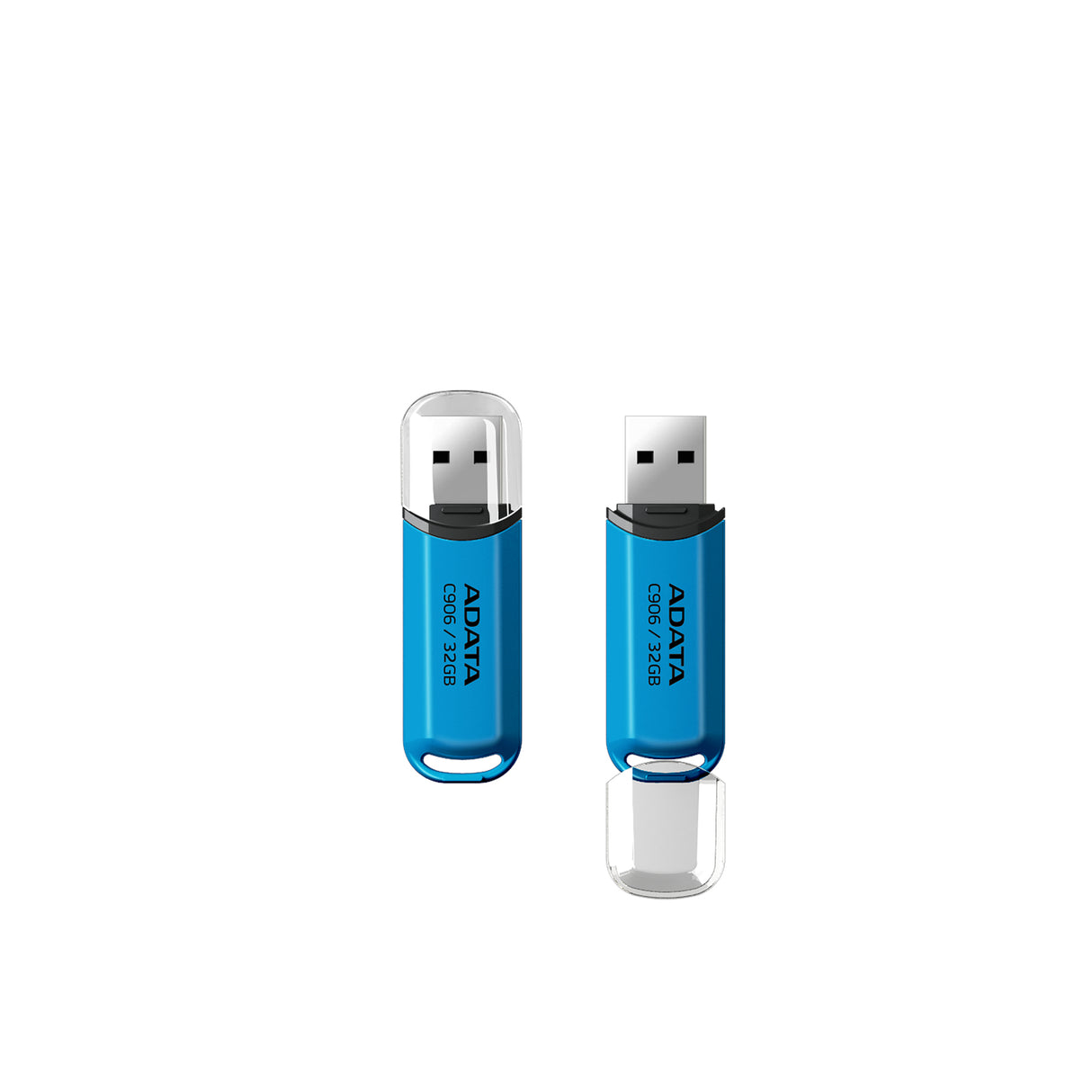 MEMORIA USB ADATA AC906-32G-RWB C906 32GB CON TAPA COLOR AZUL USB 2.0