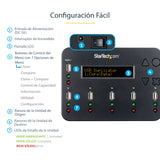 StarTech.com Clonador Autónomo 1:5 para Memorias USB - Copiador de Unidades de Memoria USB - Copia Sector por Sector de Sistema y Archivos - 1.5