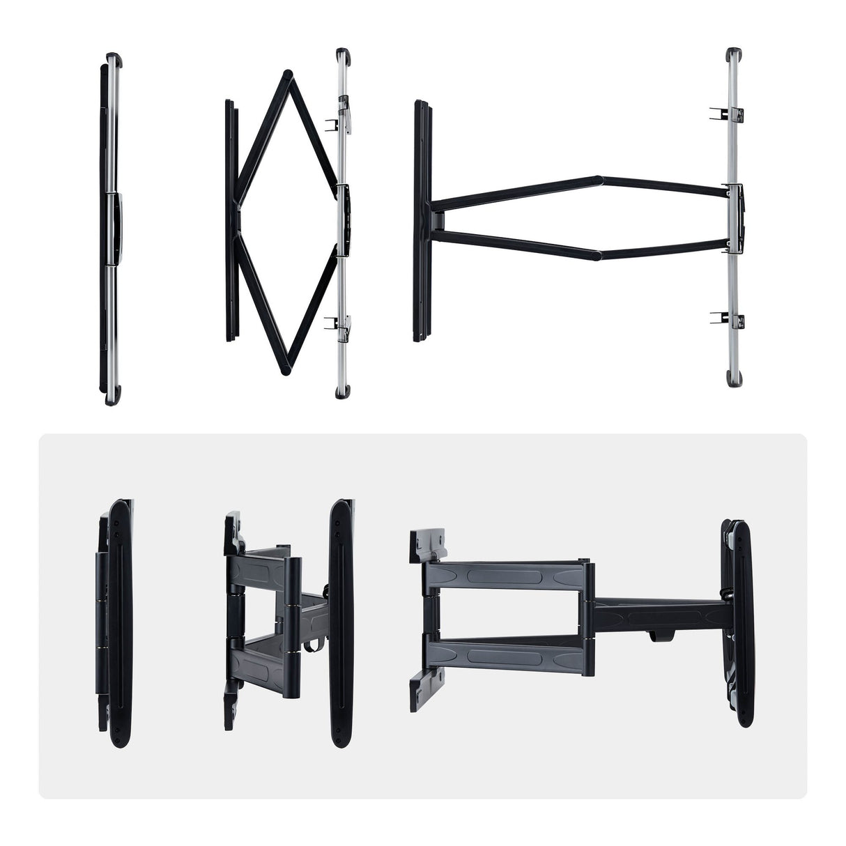 StarTech.com Soporte VESA de Pared Ultra Delgado para TV hasta 65" - Soporte Ultra Delgado Articulado para Pantalla