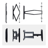 StarTech.com Soporte VESA de Pared Ultra Delgado para TV hasta 65" - Soporte Ultra Delgado Articulado para Pantalla