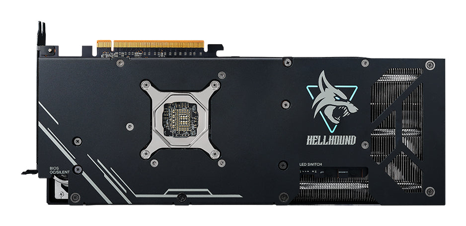 Tarjeta de Video AMD PowerColor Hellhound Radeon RX7800XT 16GB OC Triple Fan RGB GDDR6 PCIe 4.0 256-bit 1xHDMI 3xDP