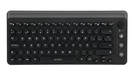 Acteck AC-934183 teclado Universal Bluetooth QWERTY Español Negro, Gris