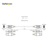 StarTech.com Cable de 3m DisplayPort 1.4 Certificado VESA - 8K de 60Hz HDR10 - Vídeo Ultra HD 4K de 120Hz - Cable DP 1.4