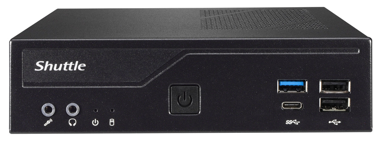 Shuttle DH610S PC/estación de trabajo barebone PC delgado Negro Intel H610 Intel UHD Graphics 700 Windows 10/11 64 bit O.S, Linux 120 W