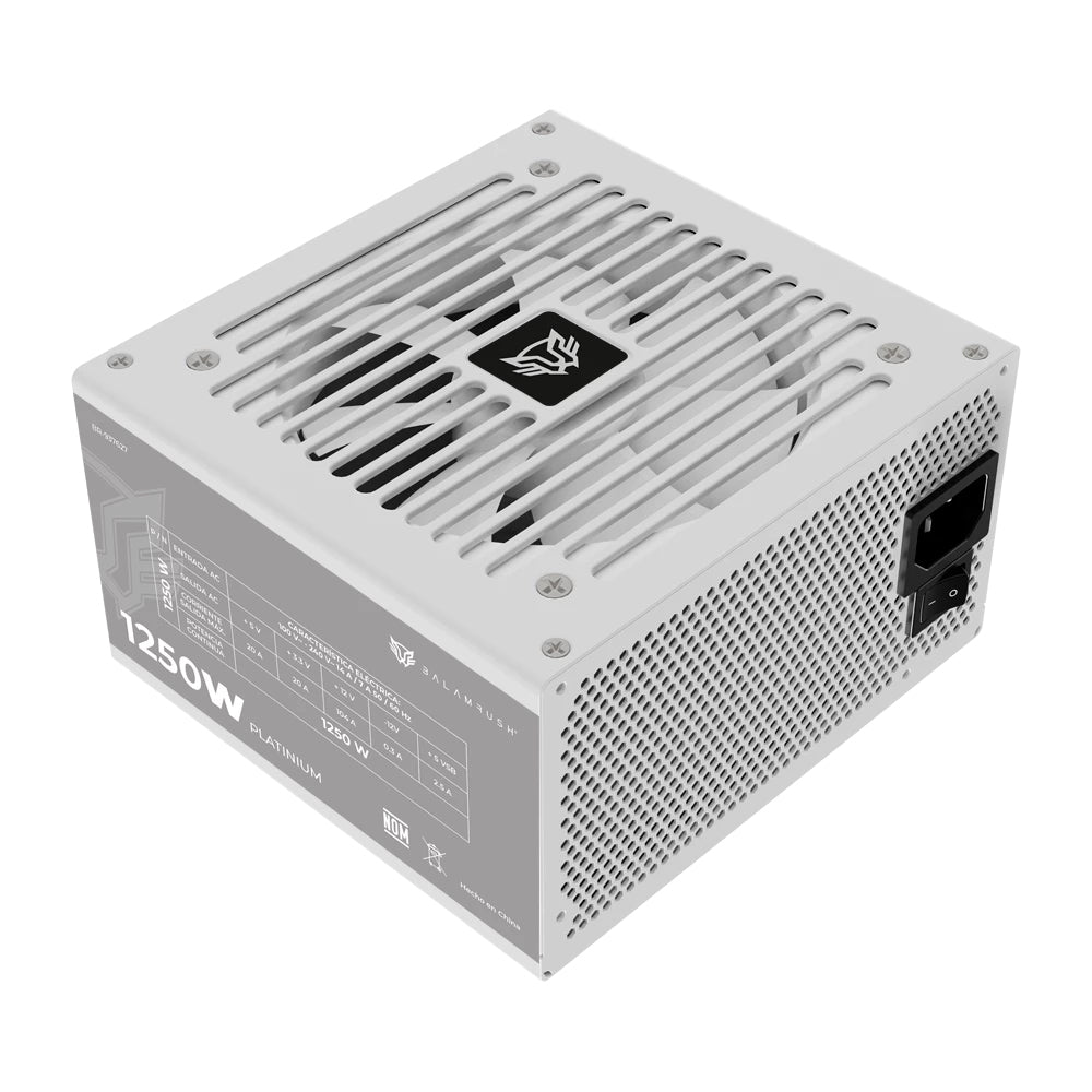Balam Rush Magnetar 1250MRW unidad de fuente de alimentación 1250 W 24-pines ATX ATX Blanco, Activo, 104 A