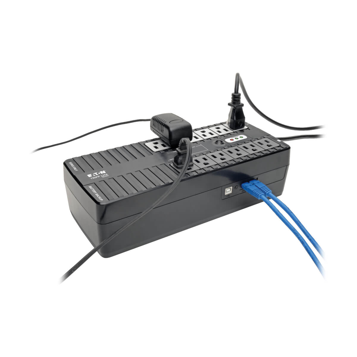 Tripp Lite ECO750UPS UPS Standby de 750VA 450W - 12 Tomacorrientes NEMA 5-15R, 120V, 50Hz / 60Hz, Clavija 5-15P, ENERGY 
