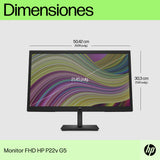 HP Monitor FHD HP P22v G5 Monitor 54,5 cm (21.45") 1920 x 1080 Pixeles Full HD Edge LED Negro
