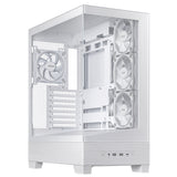 ASUS A31 Plus TG ARGB WHITE carcasas ordenador Metal Midi Tower PC Blanco
