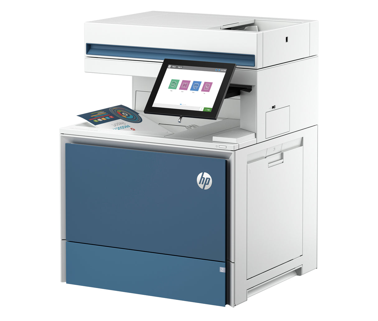 HP LaserJet Enterprise 6800dn Multifunction Color Impresora, Ethernet solamente; Copiadora, escáner, Impresión a color, 1200 x 1200 DPI, Impresión