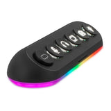 Hub USB Streamplify Deck 5, 4 x USB 3.0, 1 x USB 2.0, RGB, 12V, Negro