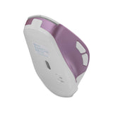 Getttech GGM-STDBW-01-PK ratón Oficina Diestro RF inalámbrico + bluetooth 7200 DPI, Rosa, Blanco