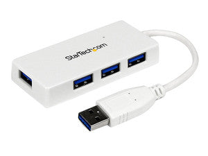 Concentrador Hub USB 3.0 Super Speed de 4 Puertos con Transferencia de Datos de hasta 5Gbps