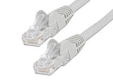 StarTech.com Cable de 10m CAT6 Ethernet - LSZH - Cable de Red RJ45 UTP de 10Gb - 650MHz - PoE de 100W - Latiguillo Snagless con Alivio de Tensión - sin Traba - ETL - Gris Cable Gris 10 m Cat6 U/UTP (UTP)