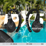 AUDÍFONOS VORAGO ESB-500-PLUS TWS BLUETOOTH 5.0 IPX5 MANOS LIBRES EARHOOKS DESMONTABLES.