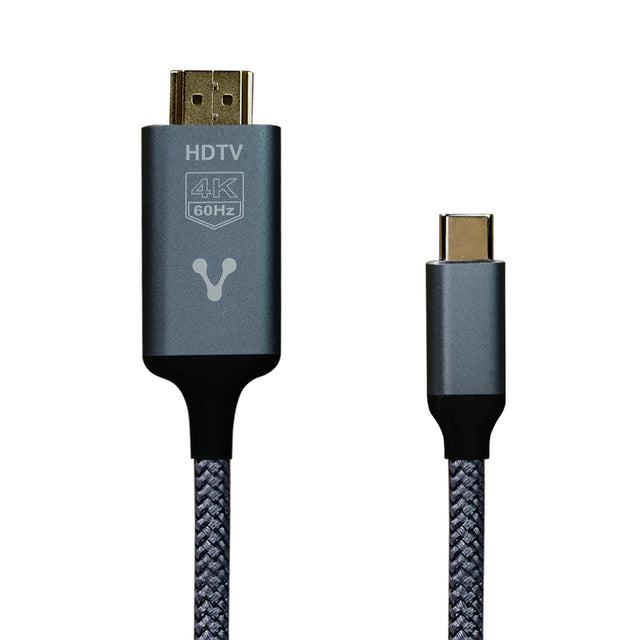 CABLE CONVERTIDOR VORAGO CAB-310 Tipo C A HDMI 4k 1.8 MT