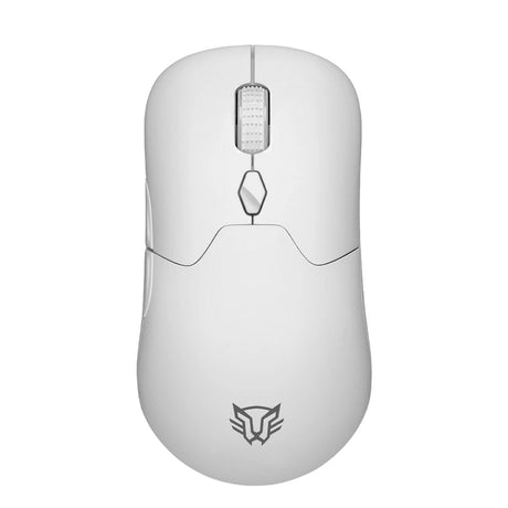 Balam Rush BR-936859 ratón Juego Ambidiestro RF inalámbrico Óptico 10000 DPI, Blanco
