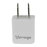 Vorago AU-105-V2-WH, Interior, Corriente alterna, Blanco | Cargador de dispositivos móviles