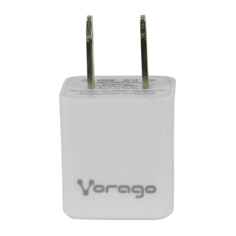 Vorago AU-105-V2-WH, Interior, Corriente alterna, Blanco | Cargador de dispositivos móviles
