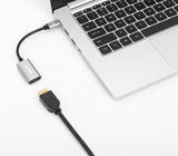Manhattan Cable USB-C a HDMI, 4K@60Hz + USB 5 Gbps (USB 3.2 Gen1 / USB 3.0), 11 cm, macho a macho, negro/plata, 3 años de garantía Cable Derecho Derecho 0,11 m USB Tipo C