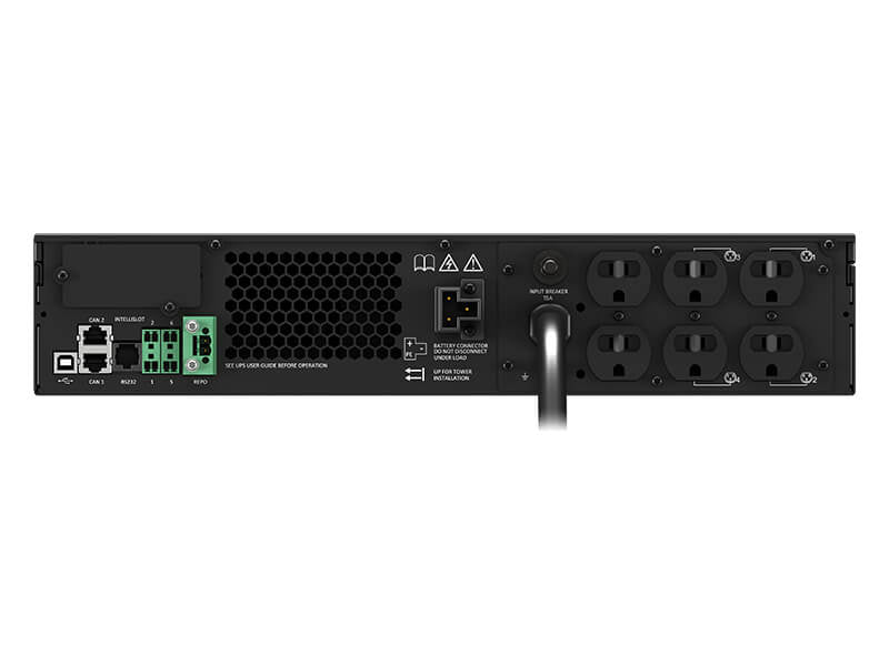Vertiv Liebert GXT5LI-2000LVRT2UXL sistema de alimentación ininterrumpida (UPS) Doble conversión (en línea) 2 kVA 1800 W 7 salidas AC