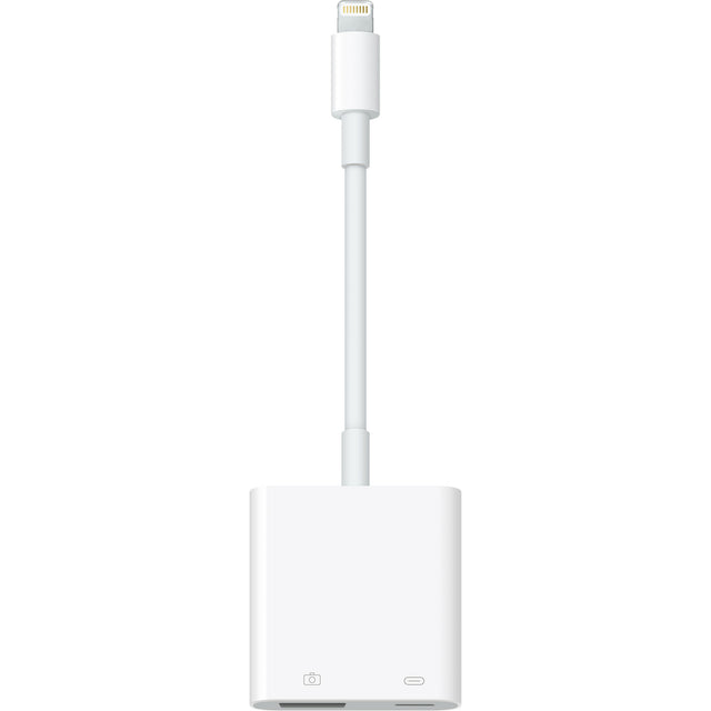 Apple Adaptador de Lightning a USB 3 para cámara, USB 3.2 Gen 1 (3.1 Gen 1) Type-A, Blanco, Cable redondo