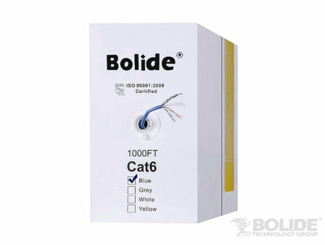 Bolide CCA 550Mhz Cat6 Cable cable de red Azul 100 m Cat6a U/UTP (UTP)