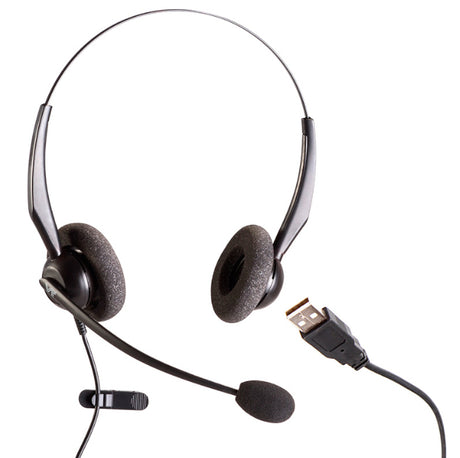 VT2000-NC-USB-D, Diadema Binaural NC, Conector USB