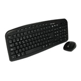 Kit Vorago Teclado y Mouse Km-303 Inalambrico Multimedia Negro