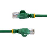 StarTech.com Cable de Red de 0,5m Verde Cat5e Ethernet RJ45 sin Enganches Cable Verde 0,5 m Cat5e U/UTP (UTP)