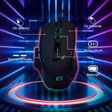 Vorago MO-504 ratón Juego mano derecha USB tipo A Óptico 6400 DPI