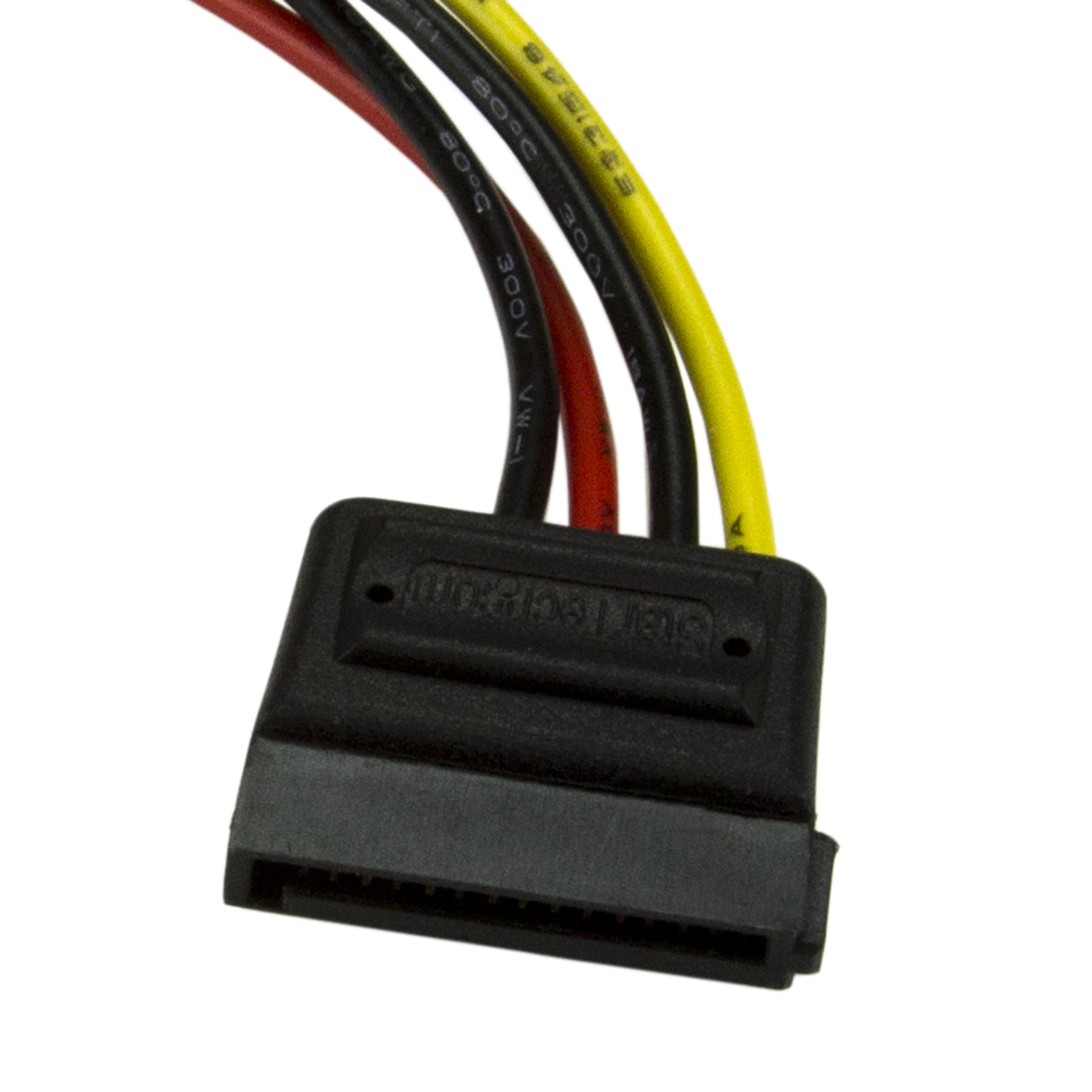 StarTech.com Cable Adaptador de 15cm de Alimentación MOLEX LP4 4 Pines a SATA 15 Pines Cable 0,152 m Molex (4-pin) SATA de 15 pines Macho