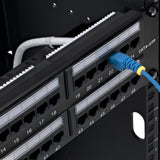 StarTech.com Panel de Parcheo 2U de 48 Puertos Cat6 RJ45 de Montaje en Rack de Servidores - UTP -Tipo 110 Punch Down - P