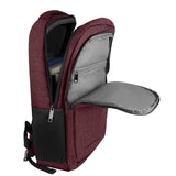 Perfect Choice PC-084587 maletín para laptop 43.2 cm (17") Mochila Rojo, Tirante para hombro, 690 g
