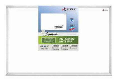 Alfra 3209 tablón de anuncio Tablón de anuncios portátil Blanco Aluminio