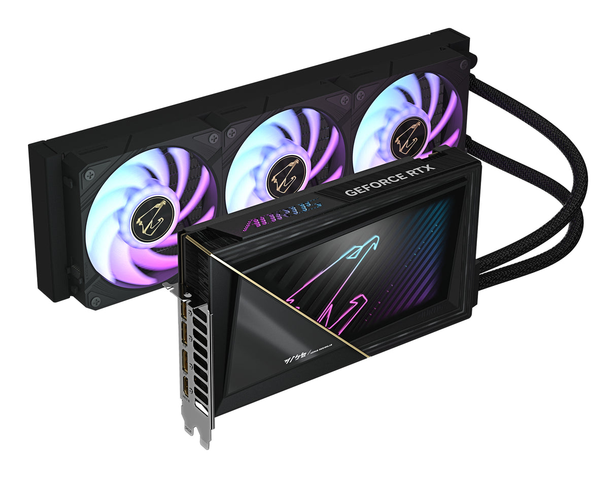 GIGABYTE AORUS GeForce RTX 5090 XTREME WATERFORCE 32G Tarjeta Gráfica - 32 GB GDDR7, 512 bits, PCI-E 5.0, 2655 MHz Frecuencia Base, 3 x DP 2.1a, 1 x HDMI 2.1b, NVIDIA DLSS 4, GV-N5090AORUSX W-32GD tarjetas gráficas Si 21760 NVIDIA GeForce RTX 5090