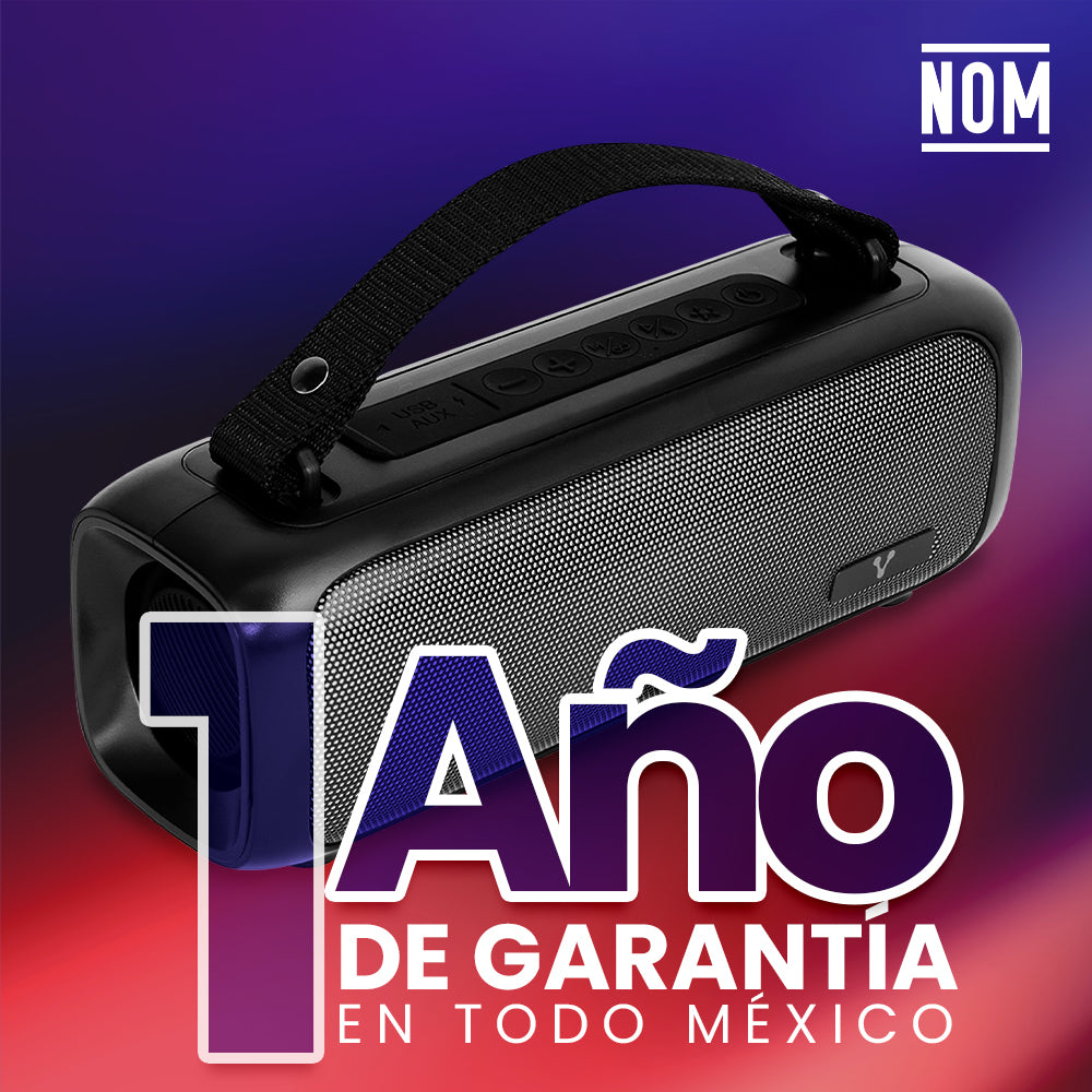 BOCINA VORAGO BSP-260 BLUETOOTH / USB / 3.5MM / LUZ RGB / TWS / 16W RMS CON HASTA 7 HRS AUTONOMIA