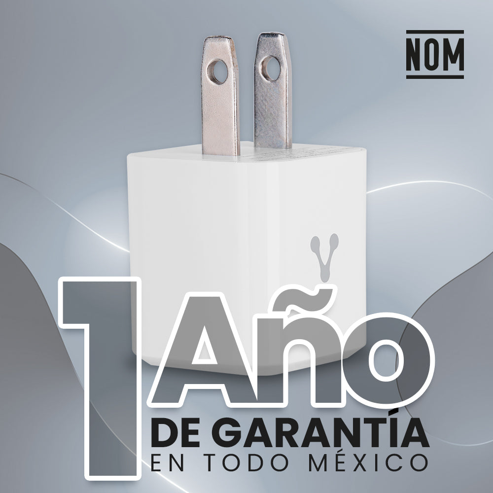 CARGADOR PARA PARED AU-250-V2 QUICK CHARGE 3.0A PD 20W TIPO C BLANCO