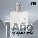 CARGADOR PARA PARED AU-250-V2 QUICK CHARGE 3.0A PD 20W TIPO C BLANCO