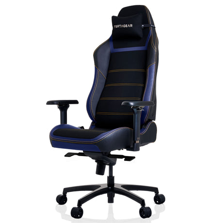 Vertagear VG-PL6800SE_MB silla para oficina o computadora asiento acolchado respaldo acolchado, Negro, Azul, Negro