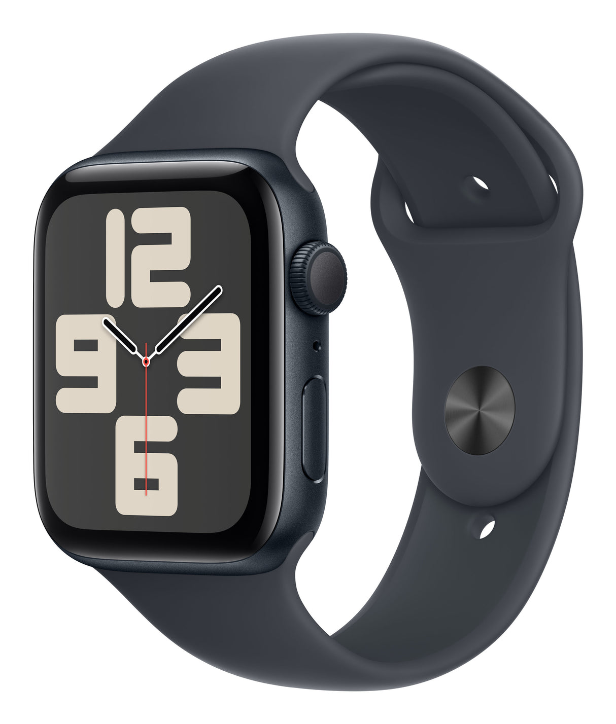 Apple Watch SE GPS 44mm Midnight Aluminium Case with Midnight Sport Band - M/L
