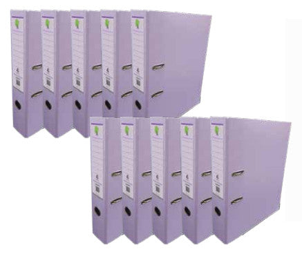 Techmakro KITCARP10LVP carpeta Cartón, Metal, Cloruro de polivinilo (PVC) Lila Carta, Folder de archivo convencional, 65