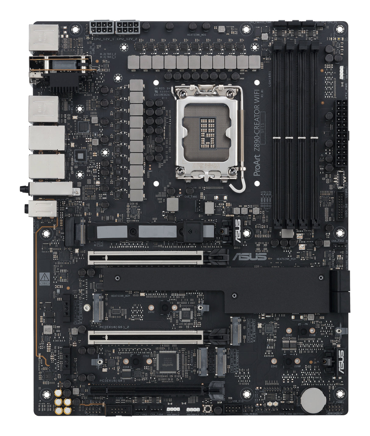 ASUS PROART Z890-CREATOR WIFI placas base Intel LGA 1851 (Socket V1) Intel Core Ultra (Series 2) LGA 1851
