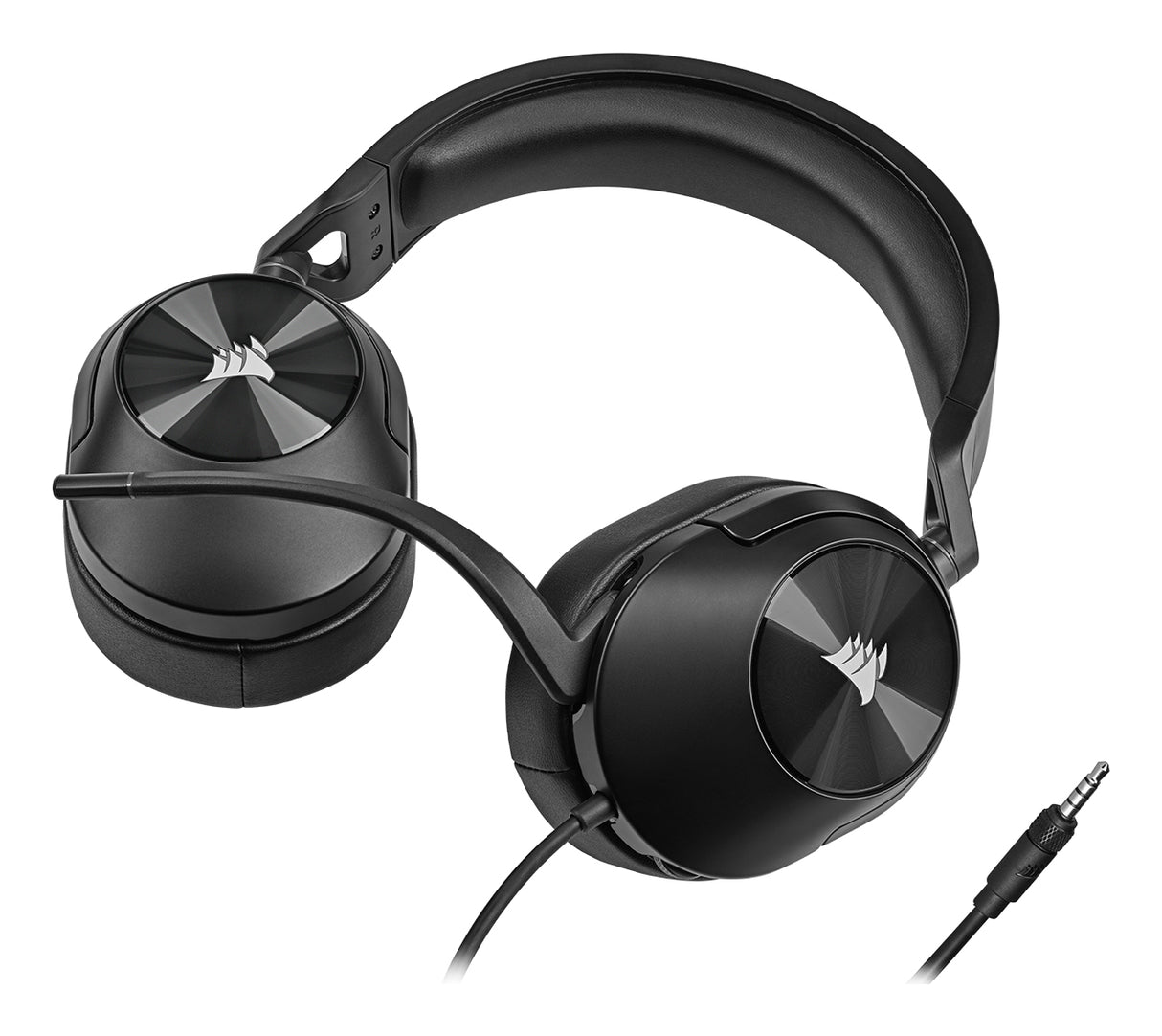Corsair HS55 Auriculares Alámbrico Diadema Juego Negro, 20 - 20000 Hz, 284 g