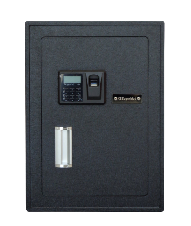 XE Seguridad CFBM-50 caja fuerte Caja fuerte portátil Negro, Lector de huellas dactilares, Llave, Cerradura con combinac