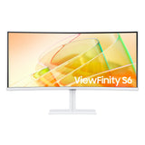 Samsung LS34C650TALXZX Monitor 86,4 cm (34") 3440 x 1440 Pixeles 4K Ultra HD LED Blanco