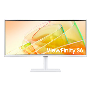 Samsung LS34C650TALXZX Monitor 86,4 cm (34") 3440 x 1440 Pixeles 4K Ultra HD LED Blanco