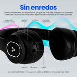 Vorago HPB-350 audífono y auriculare Auriculares Inalámbrico Diadema Llamadas/Música USB Tipo C Bluetooth Negro