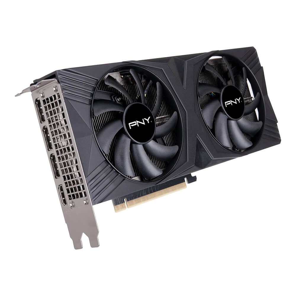 PNY GeForce RTX 4070 SUPER VERTO Overclocked Dual Fan DLSS 3 NVIDIA 12 GB GDDR6X, 192 Bit, 7680 x 4320 Pixeles, PCI Expr