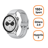 Smartwatch Xiaomi Watch S4 1.43" 466x466 píxeles HyperOS 2 Bluetooth 5.3  Resistente al Agua Color Plata